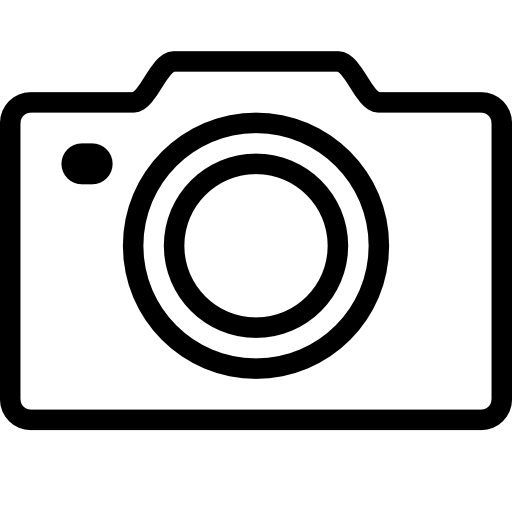 Camera Icon Simple transparent PNG.