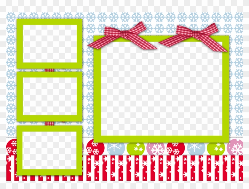 Christmas Picture Collage Template.