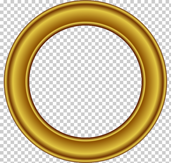 Frame Circle Gold , Golden Round Frame Free , round beige.