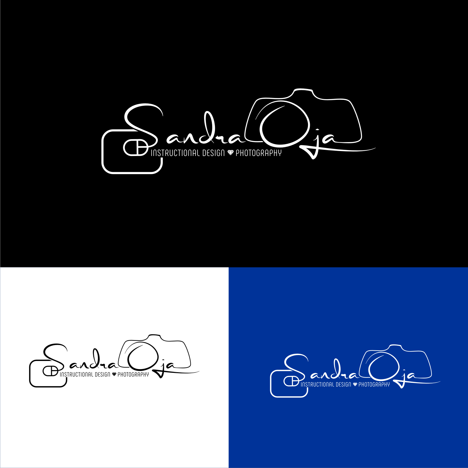 Modern, Upmarket, Photographer Logo Design for Sandra Oja.