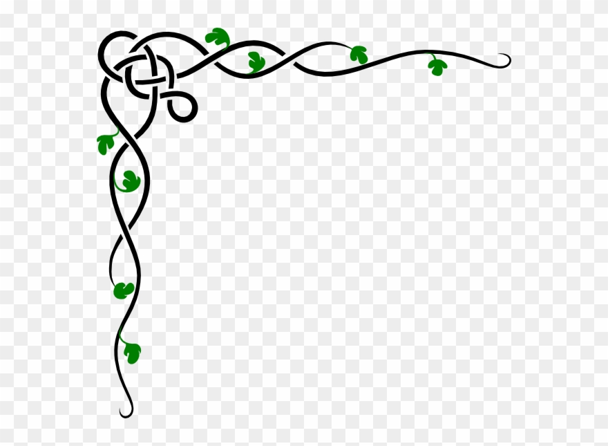 Corner Transparent Vine Clipart Library Library.