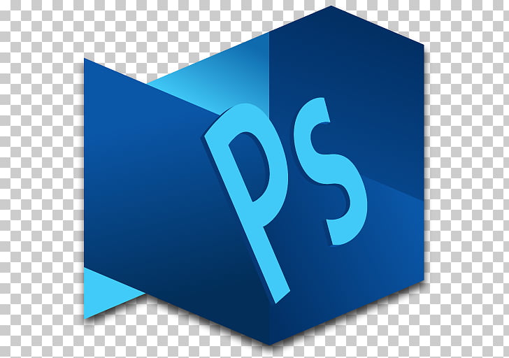 Blue angle text brand, Photoshop Extended 2, Photoshop logo.