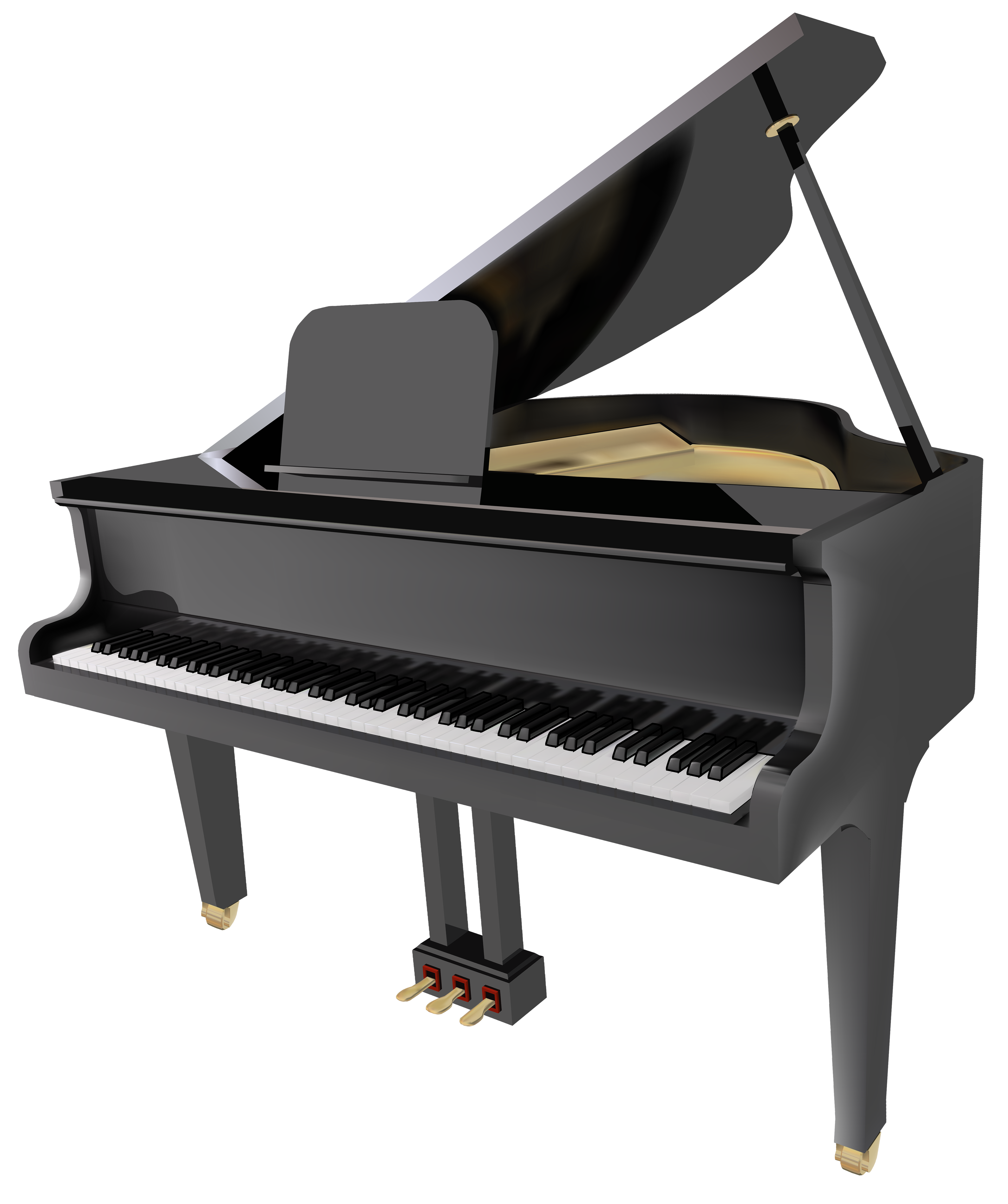 Grand Piano PNG Clipart.