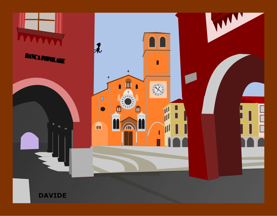 Piazza della Vittoria Clipart, vector clip art online, royalty.