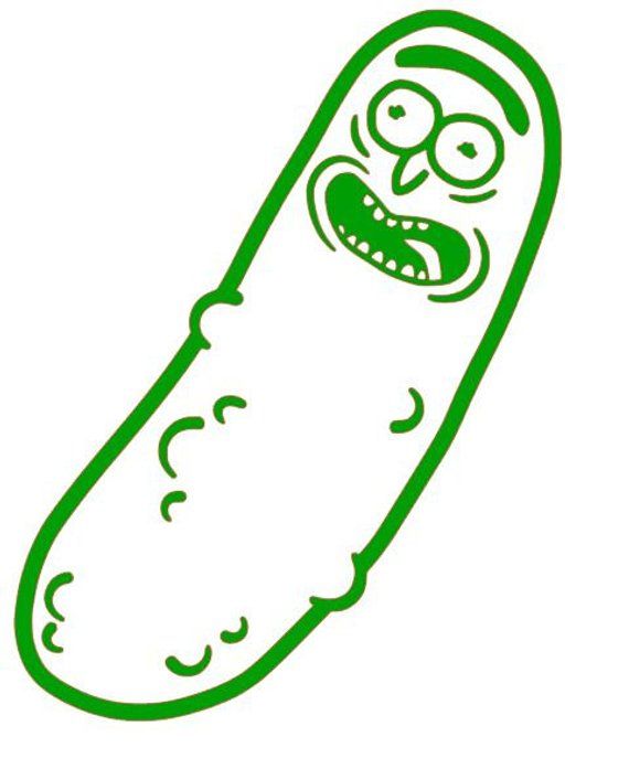 President\'s Day Sale! Rick and Morty Pickle Rick Vinyl Decal.
