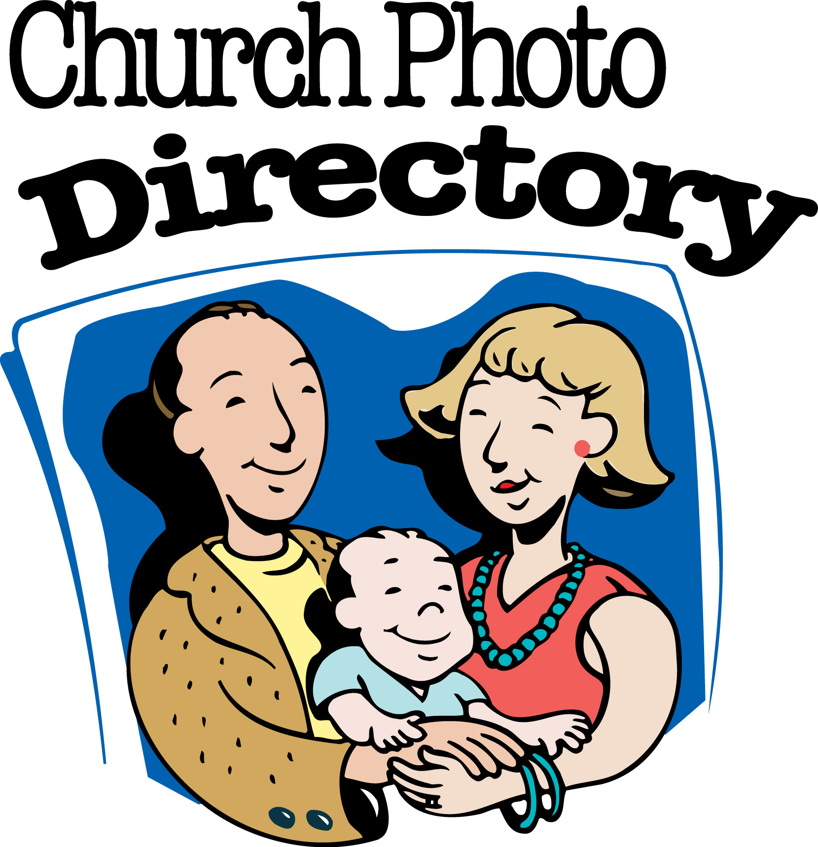 Church Pictorial Directory Clip Art.