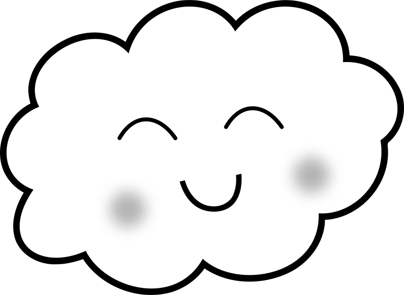 Free Clipart: Happy Cloud.