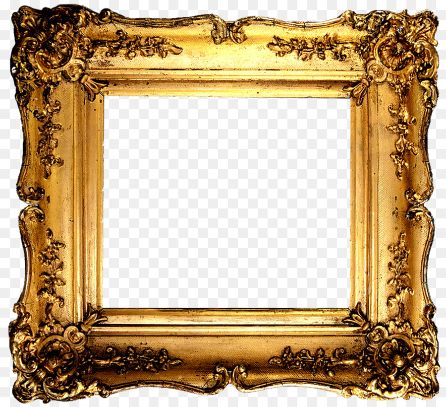 Gold Frame Frame clipart.