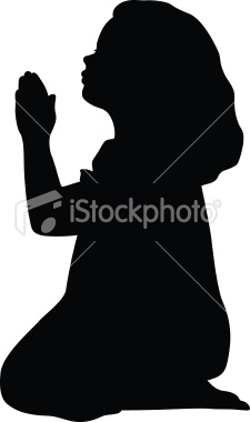 picture of little girl praying black and white clipart 20 free Cliparts ...