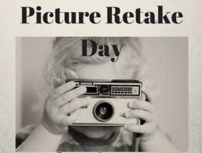 Picture Day Retakes, Tuesday, October 24.