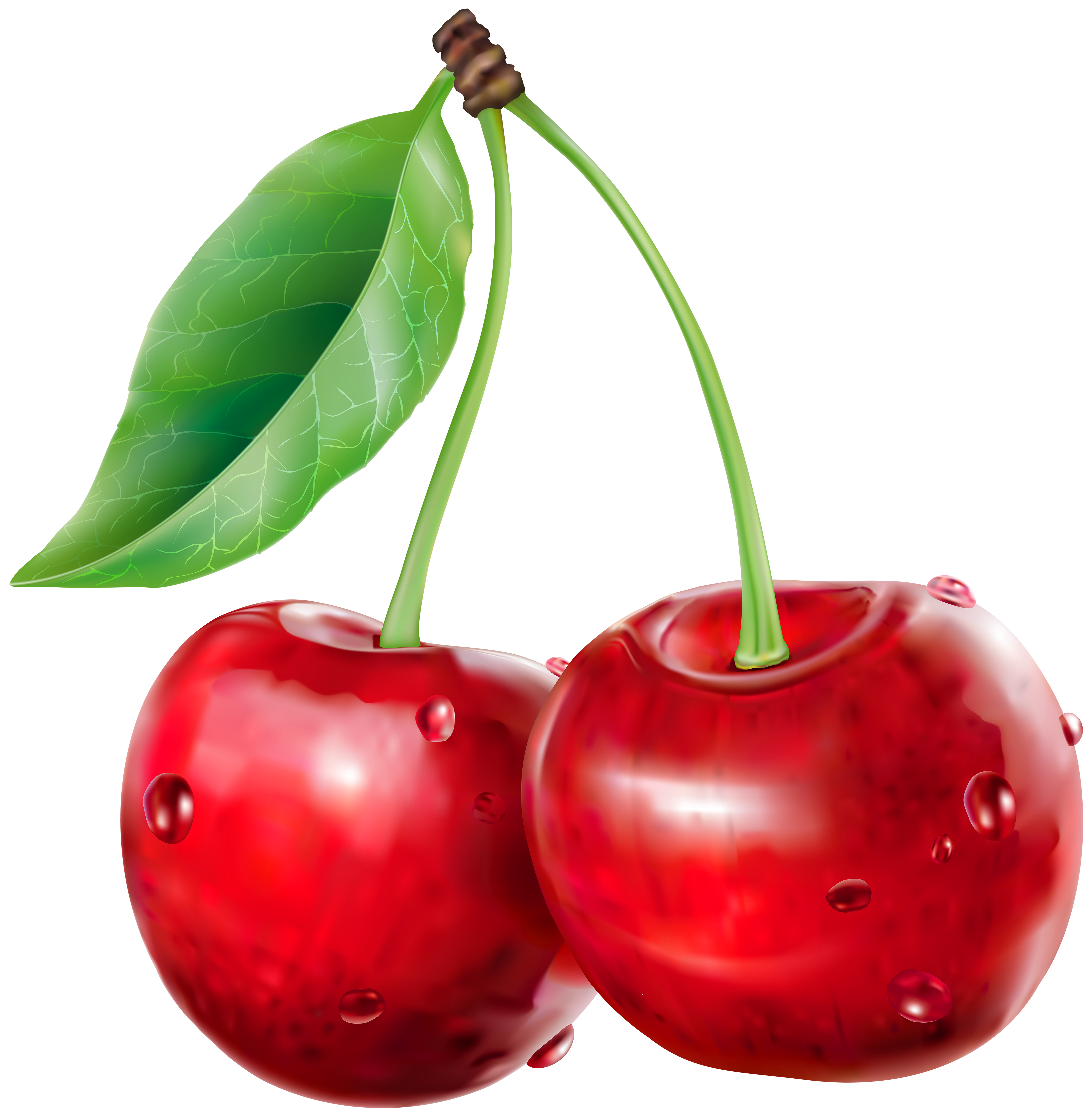 Red Cherries PNG Clipart.