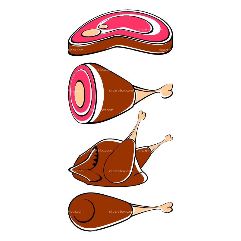 piece of meat clipart