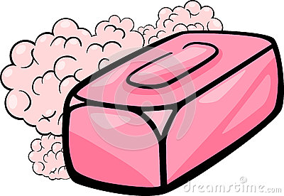 Cute soap clipart.