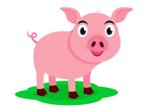 Free Pig Clipart.