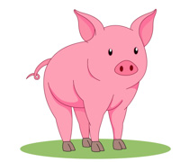 Free Pig Clipart.