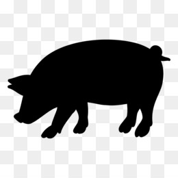 Pig Silhouette clipart.