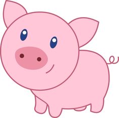Cute Piggy Clipart.