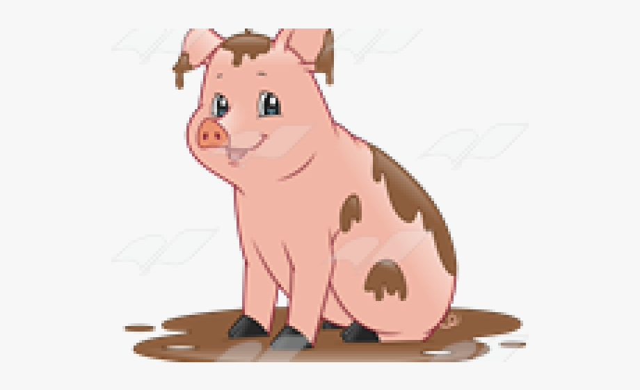 Mud Clipart Piggy.