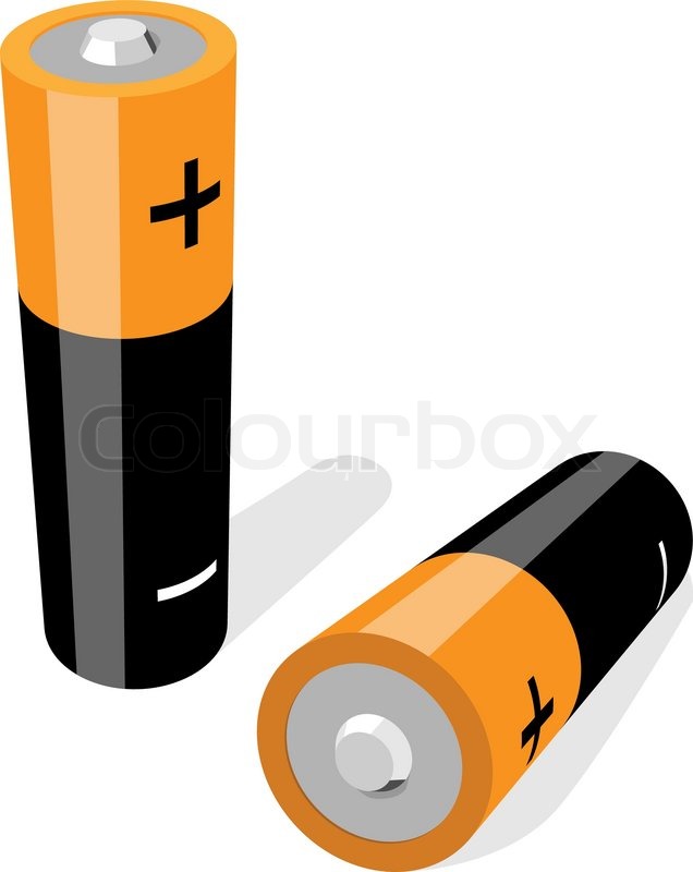 Used Batteries Clip Art.