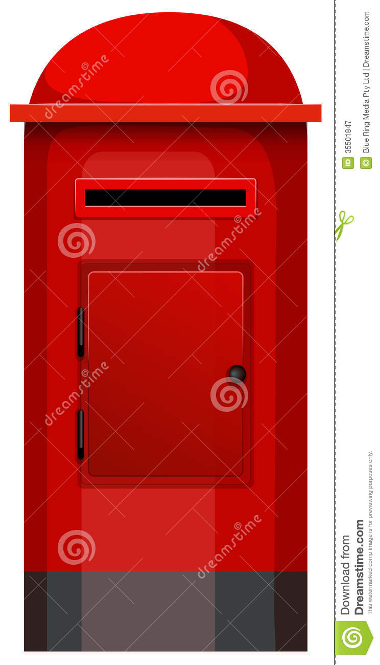 A Post Box Royalty Free Stock Photography.