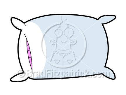 Pillow clipart free.