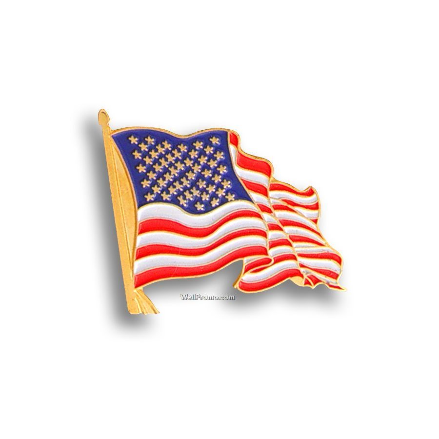 American Flag Pin Clipart.