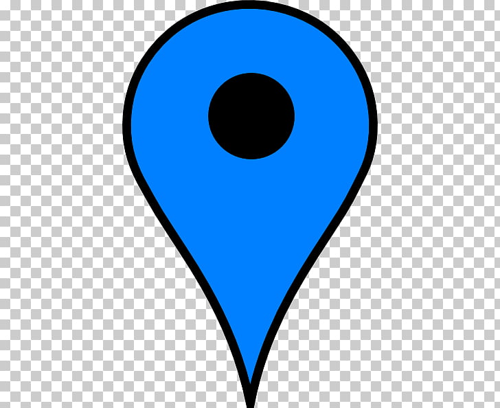 Blue Map Pin, red and black GPS locator logo PNG clipart.