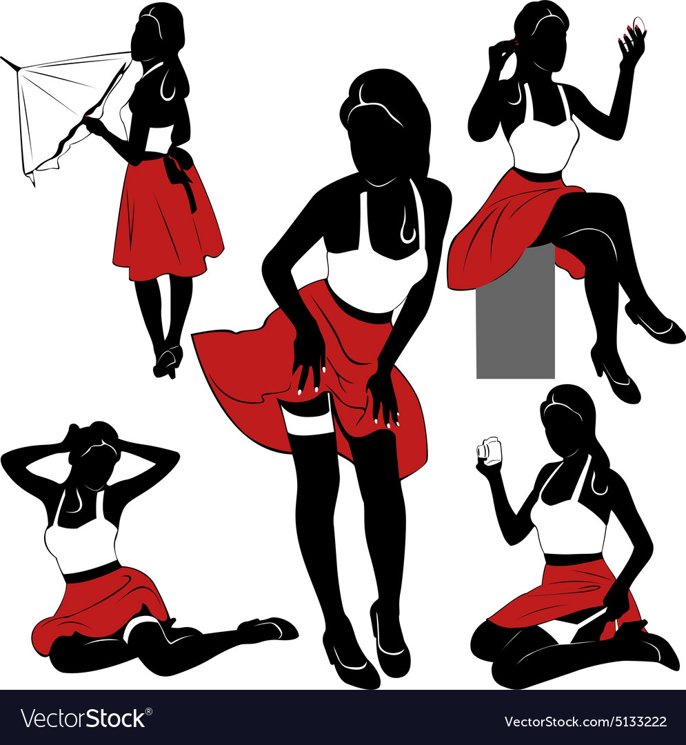 Download pin up silhouette clipart 10 free Cliparts | Download images on Clipground 2020