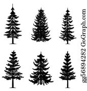 Pine Tree Clip Art.