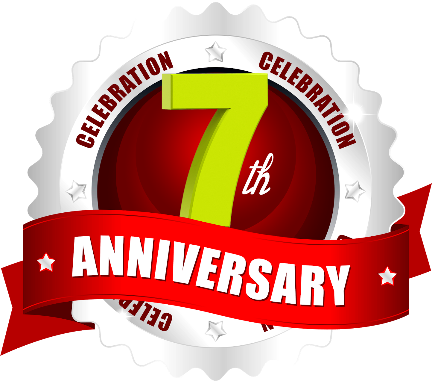 7 Years Celebrations Hd Ping Logo Free Downloads.