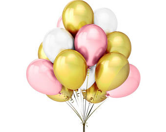 5747 Balloons free clipart.