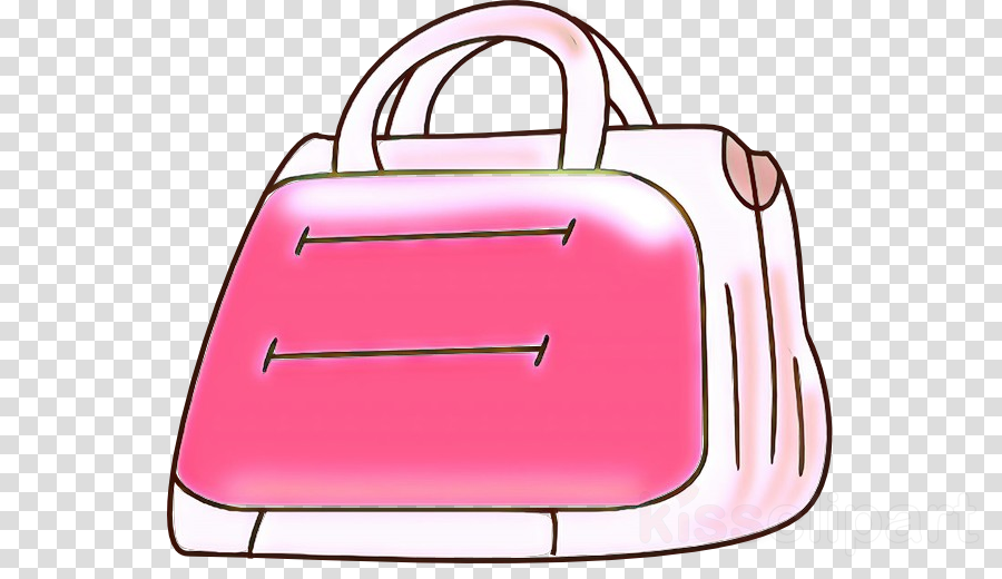 bag handbag pink hand luggage shoulder bag clipart.