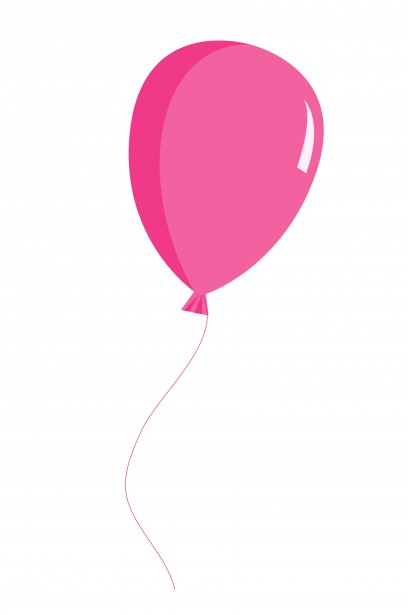 Pink Balloons Clipart.