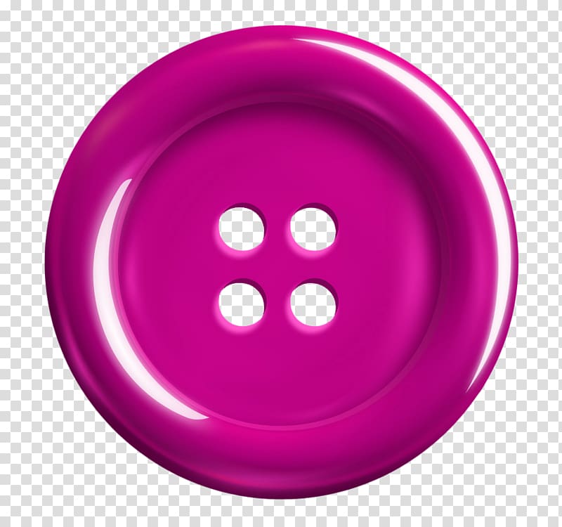 Pink Button Clip Art