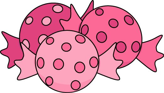 Pink candy clipart jpg.