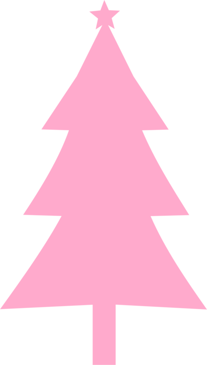 Pink,Pine Family,Christmas Decoration Clipart.