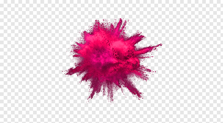 Red and black illustration, Dust explosion Color Powder.