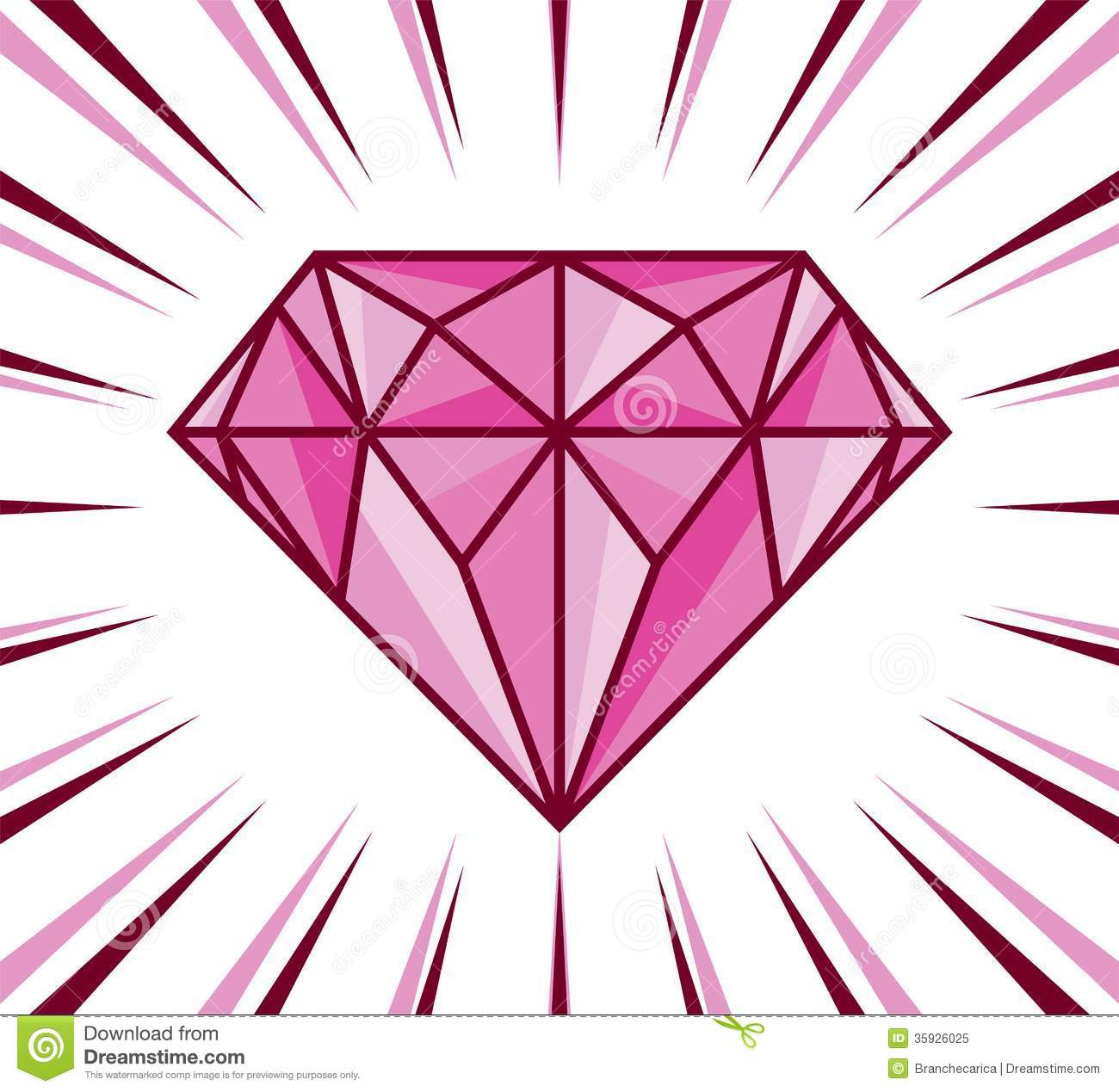Pink diamond clipart Clipground