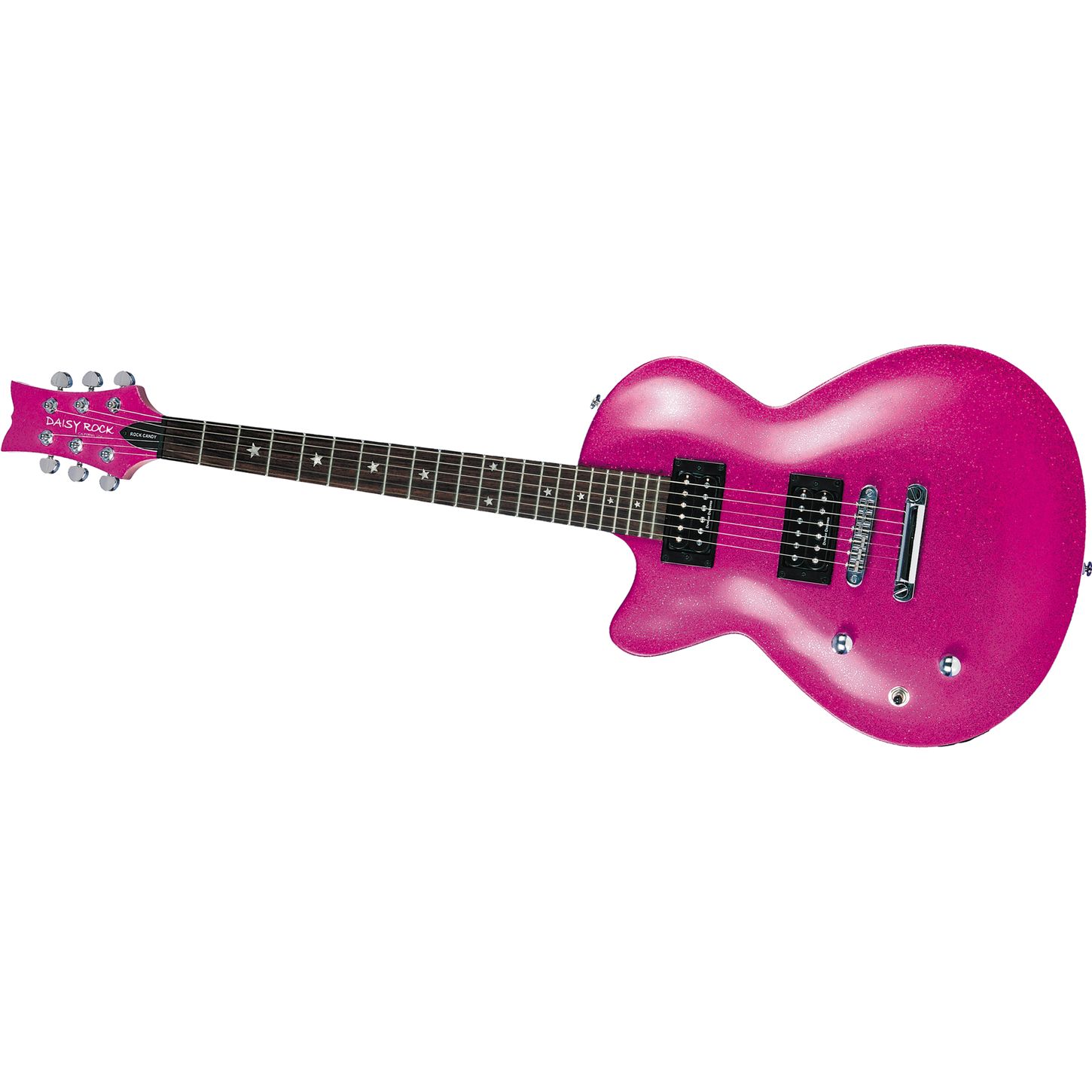 Free Pink Guitar Clipart Image.