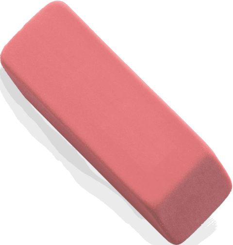 Pink Eraser Free PNG Image Vector, Clipart, PSD.