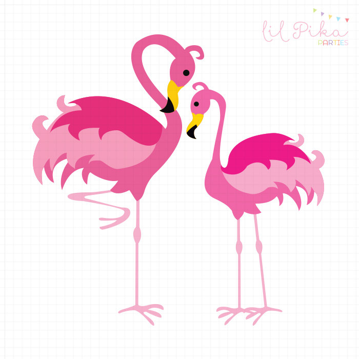 Pink Flamingo Clipart.