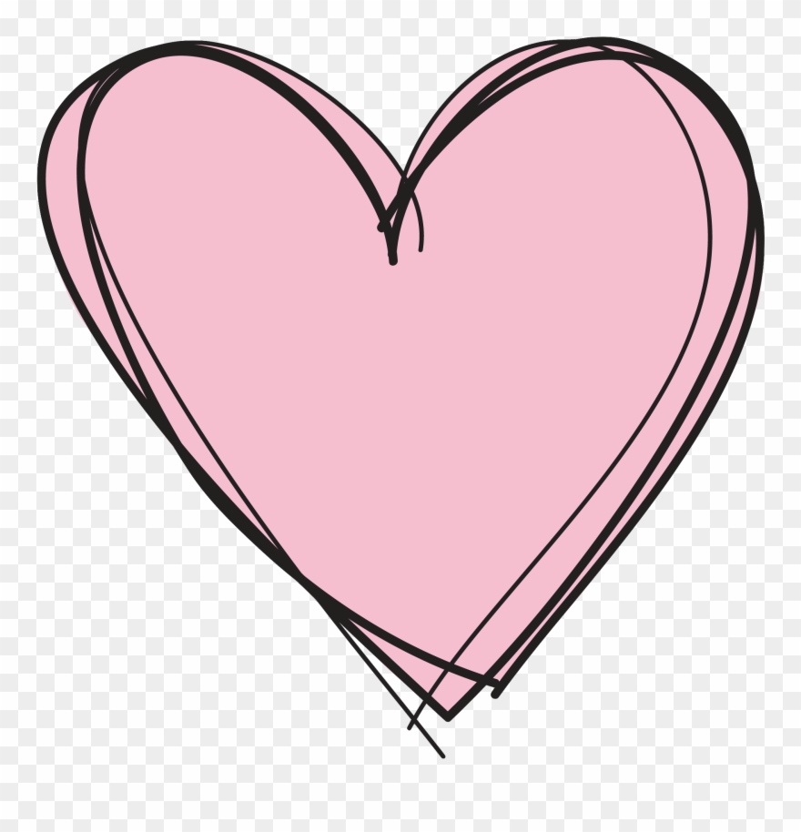 Pink Heart Clipart No Background.