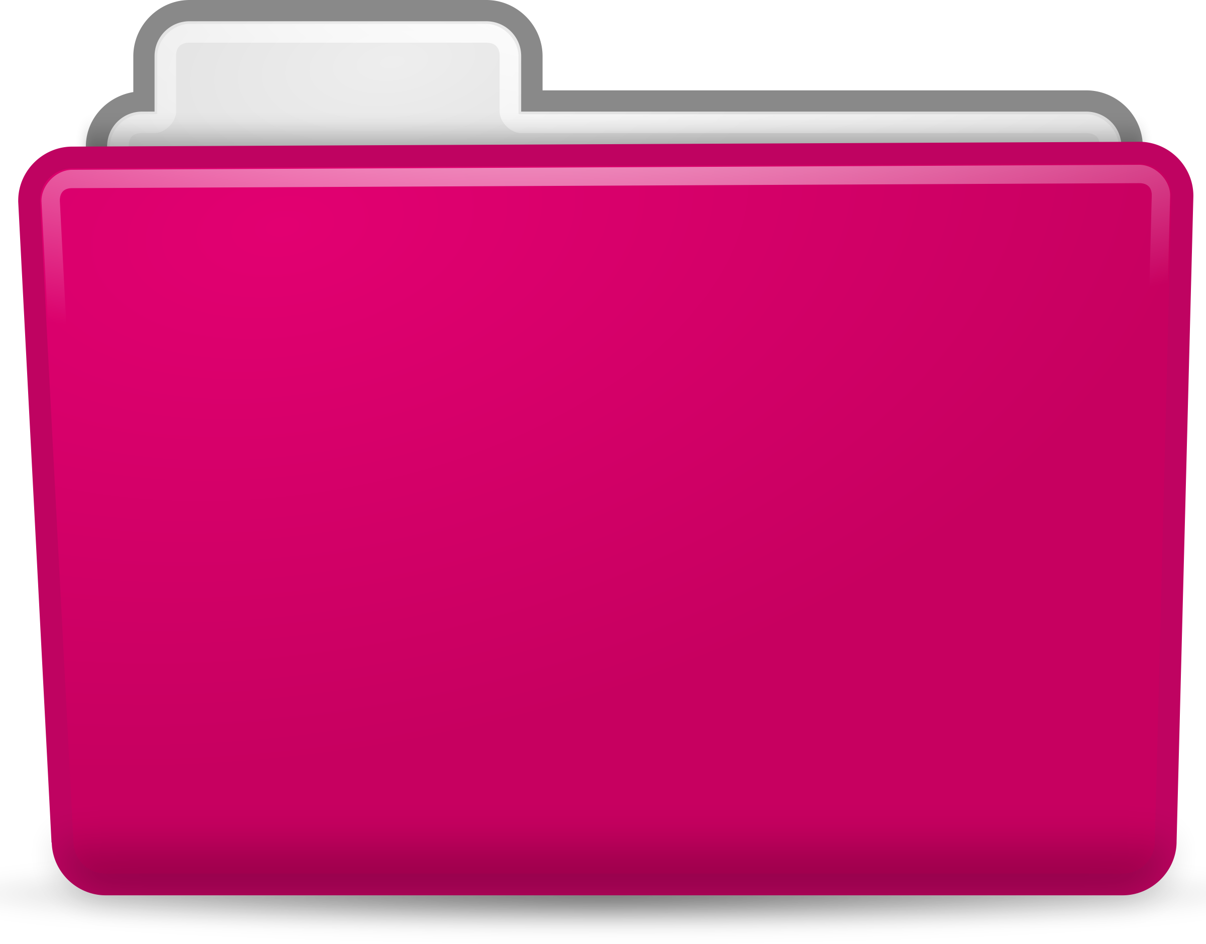 Pink Folder Clipart.