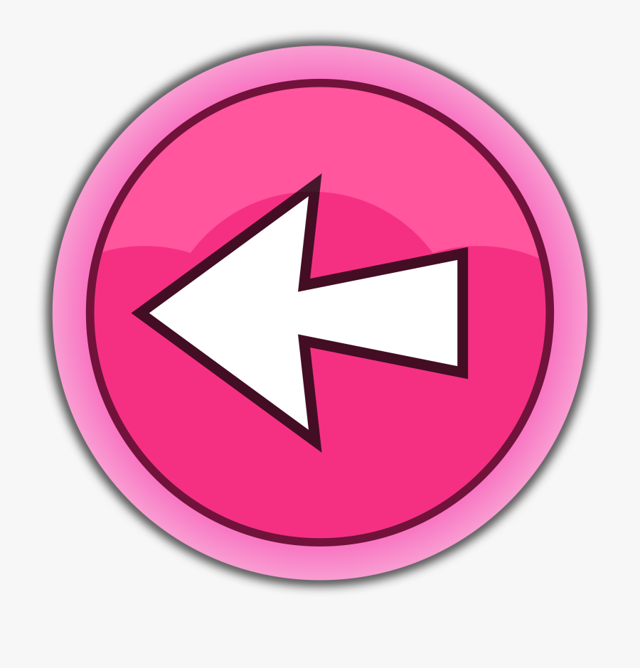 Pink Arrow Left Image Royalty Free.