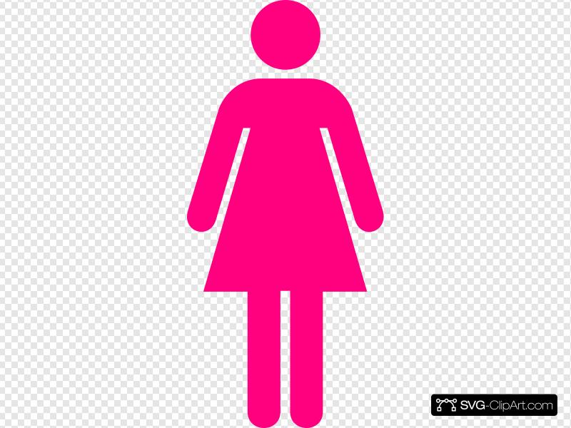 Pink Lady Clip art, Icon and SVG.