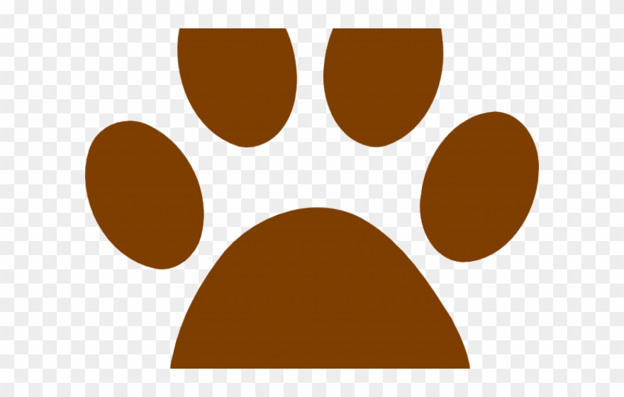 Grizzly Bear Clipart Paw Print.