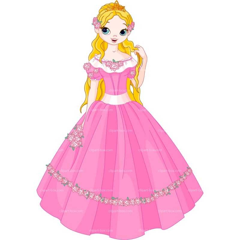 Cartoon princess clipart collection on pink princess cartoon.