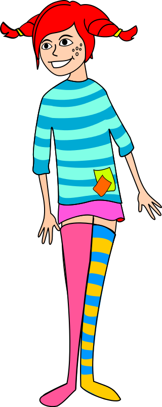 Free Clipart: Pippi longstocking.