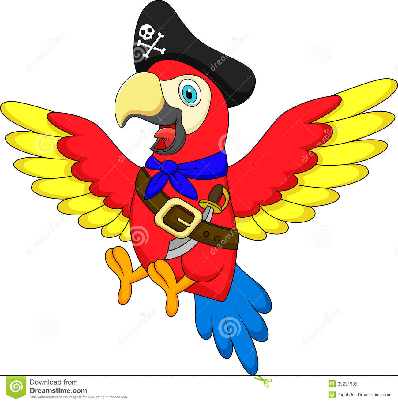 Pirate bird clipart - Clipground