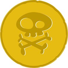 Pirate Coins Clipart.